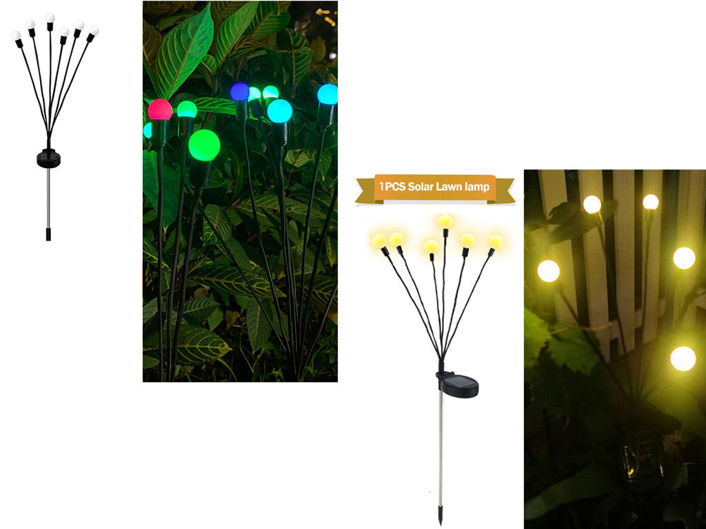 Solar Firefly LED Garden Lights
