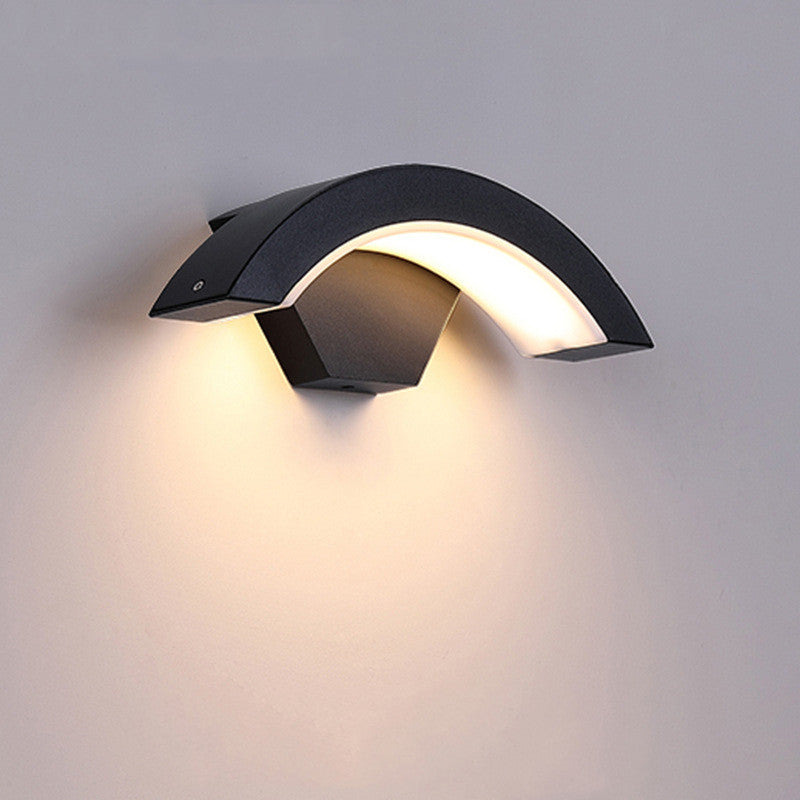 LED Wall Light Curved Induction Wall Light