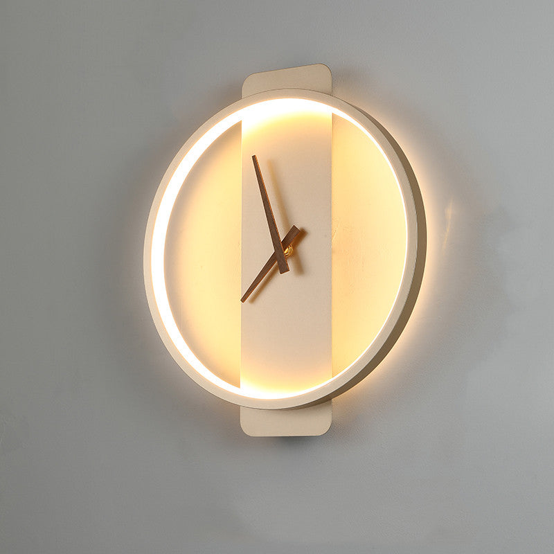 Wall Clock LED Light Fixture