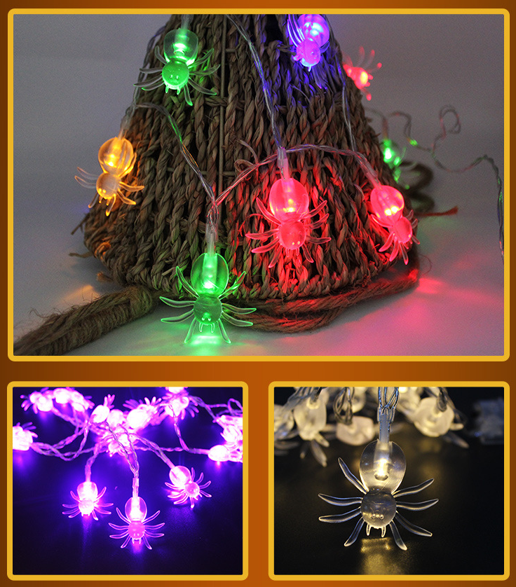 Halloween Pumpkin Decoration LED String Lights - Phos Light
