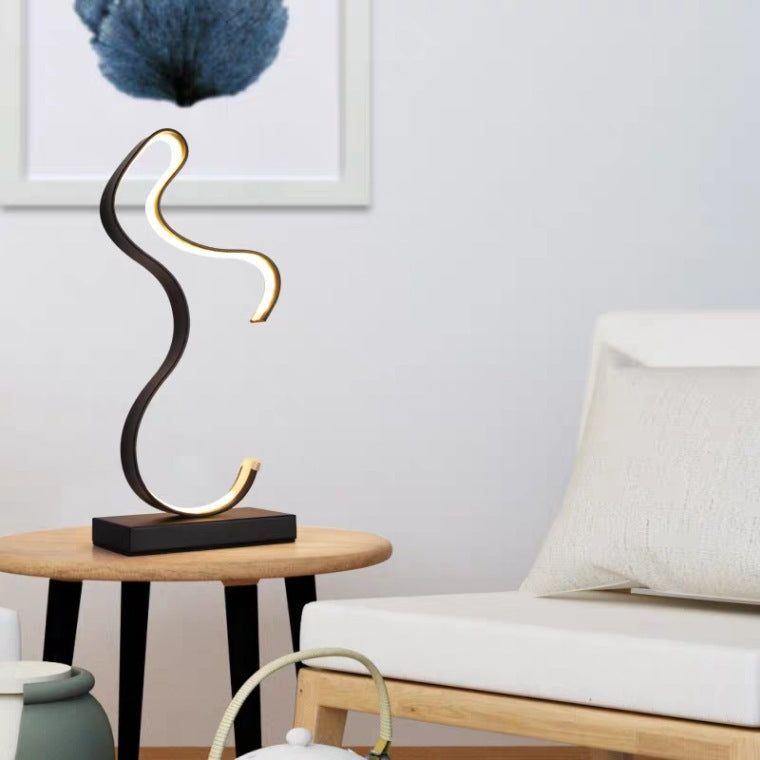 Postmodern Minimalist Shaped Table Lamp