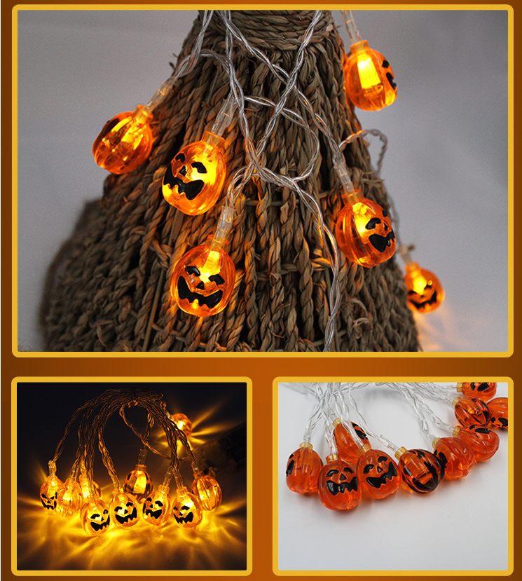 Halloween Pumpkin Decoration LED String Lights - Phos Light