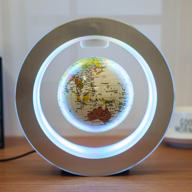 World Map Globe Magnetic Levitation LED Light