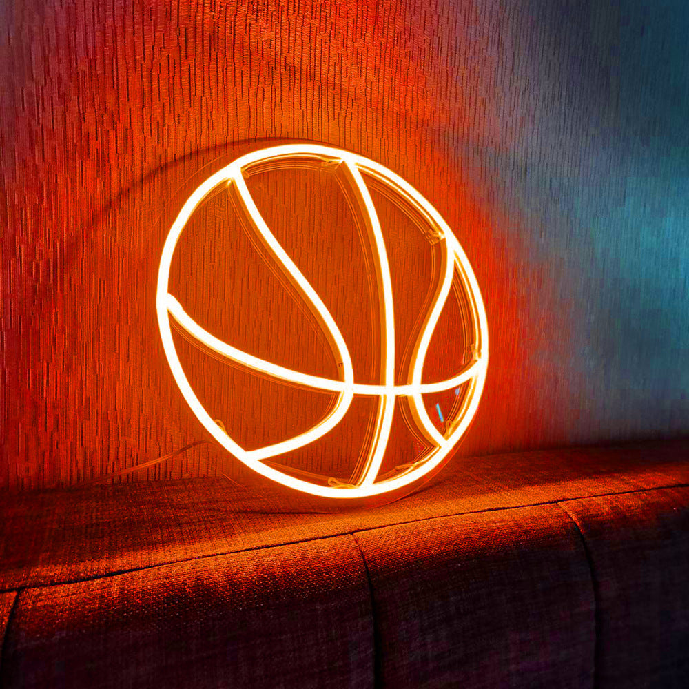 Neon Basketball Wall Light