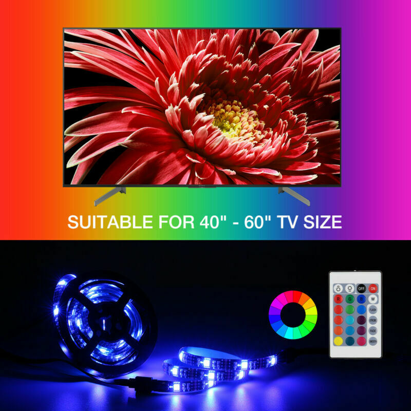 RGB LED Strip Background Light Remote Kit - Phos Light