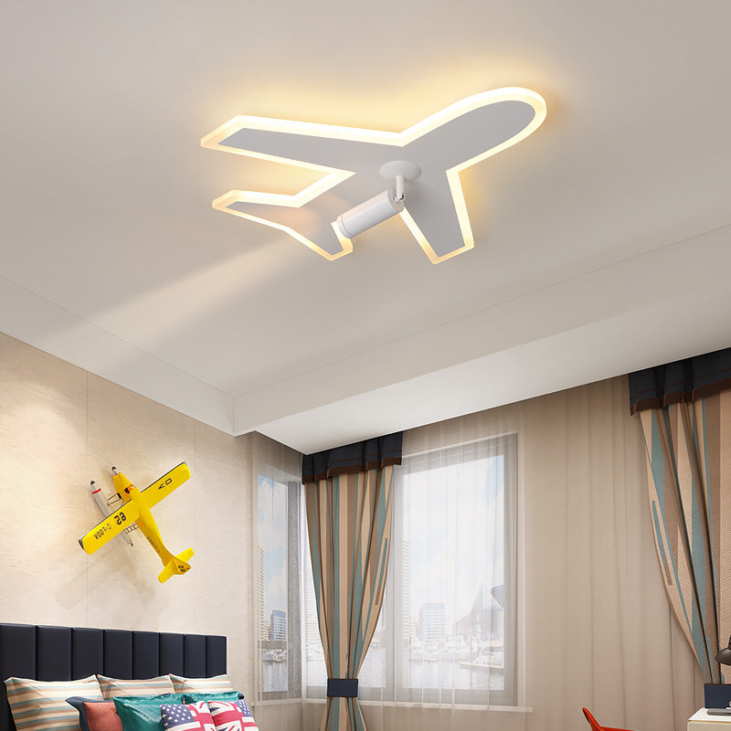 Phos Light Children's Bedroom Airplane Ceiling Light