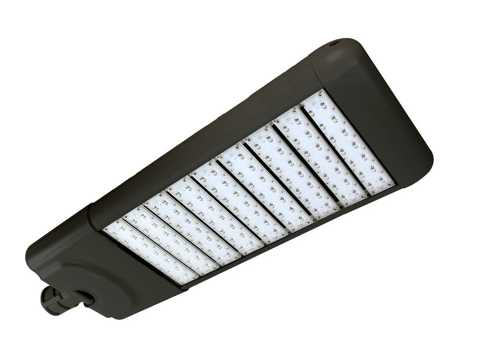 270w LED Roadway Light, 750W HPS/MH Equal, 23760 lumens, 5000 Kelvin, 120-277v, 75 CRI, 88 lm/w, 5yr Warranty, MELR270U350BLPC | Phos Light