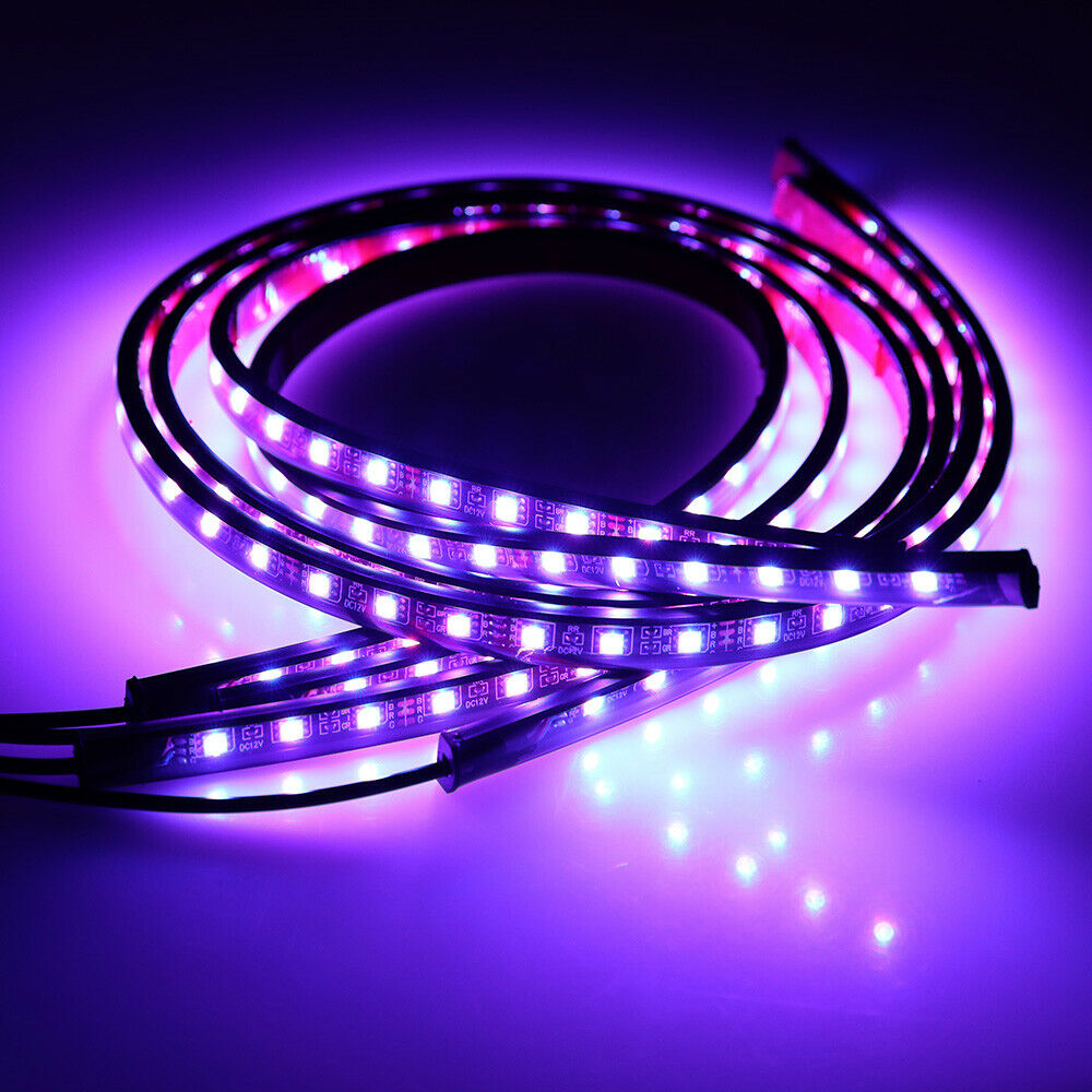 Car Underglow Flexible LED Strip Lights w/ Remote App - Phos Light
