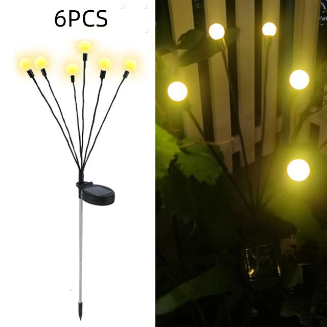 Solar Firefly LED Garden Lights