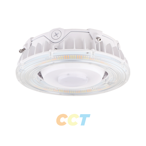 Round Canopy Luminaire with CCT Selectable